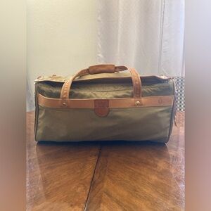 Vintage Hartmann Nylon/Leather Unisex Duffle Bag